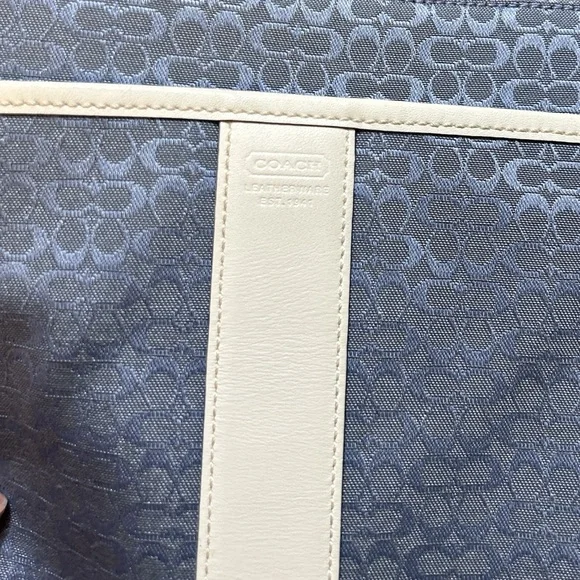 COACH baby blue small signature crossbody or shoulder bag - Picture 2 of 5